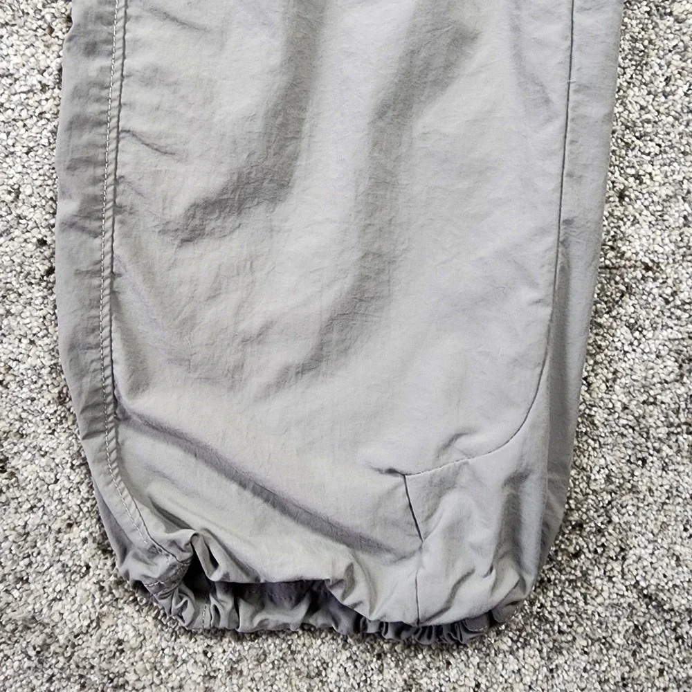 Mountain Hardwear Hiking Pants Womens 14 Gray Cargo Belted Outdoor Excellent